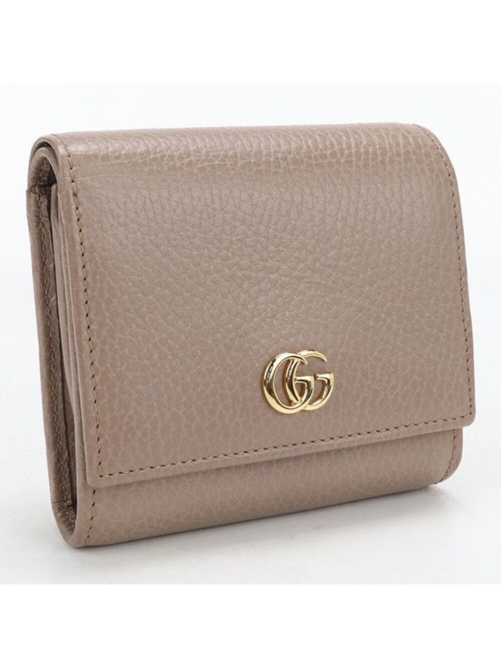 Gucci Compact Wallet Double Bifold Leather - Picture 1 of 6